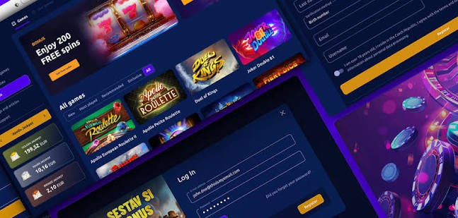 Interfaz de Jugador Premium — plataforma de casino online