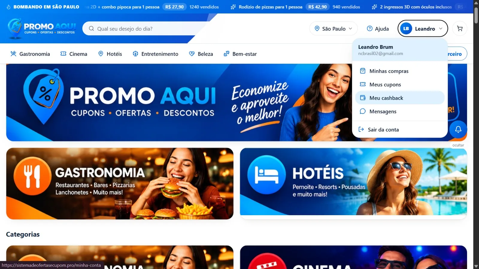 Oferta del Día — Plataforma Premium