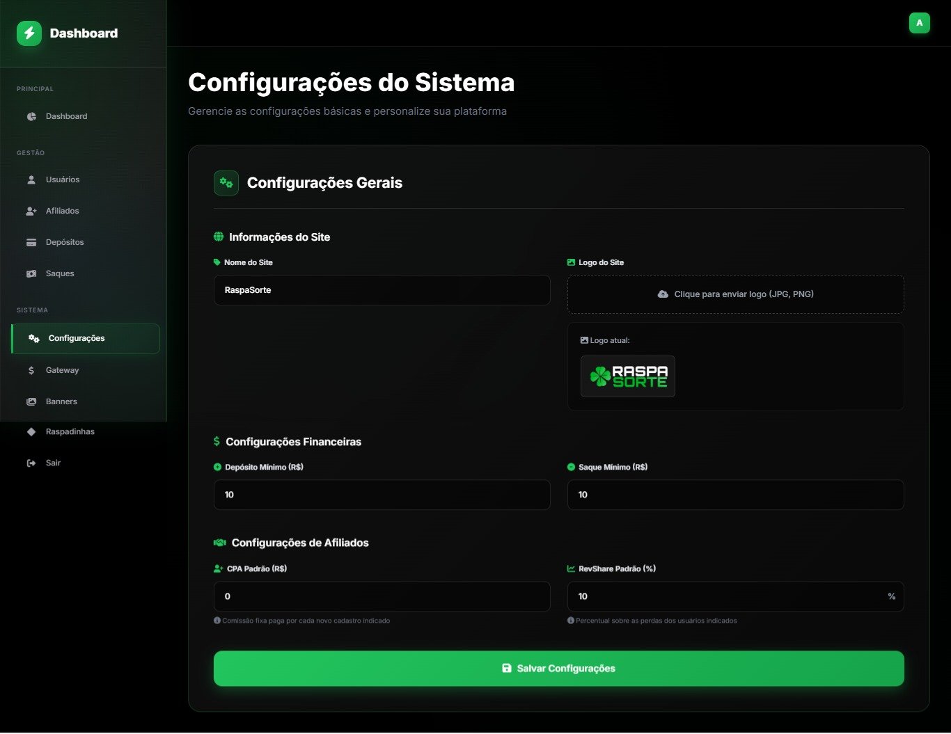 Sistema de Raspadinha Online: Como Criar uma Plataforma de Raspadinhas que Vende